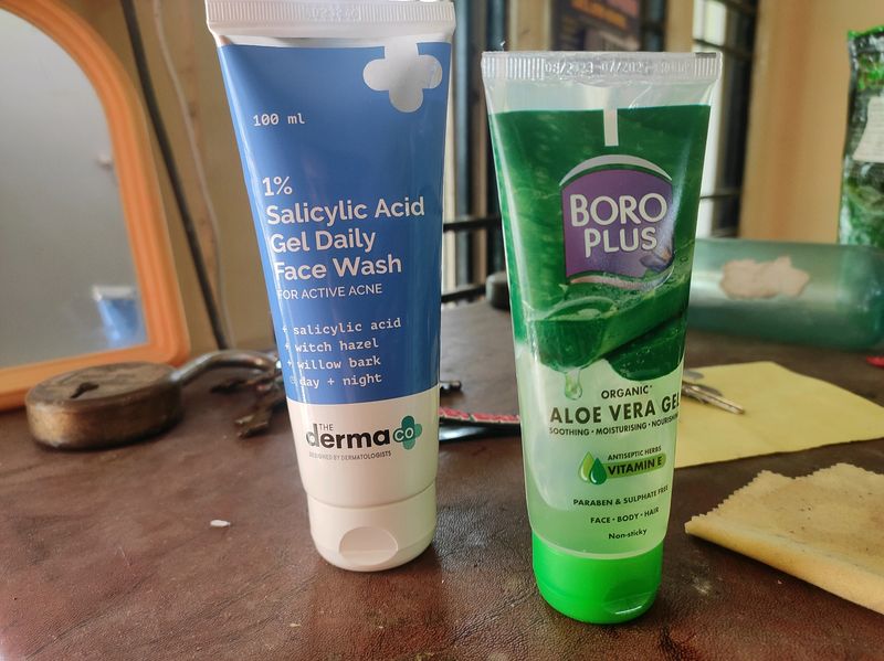 Face Wash And Moisturizer