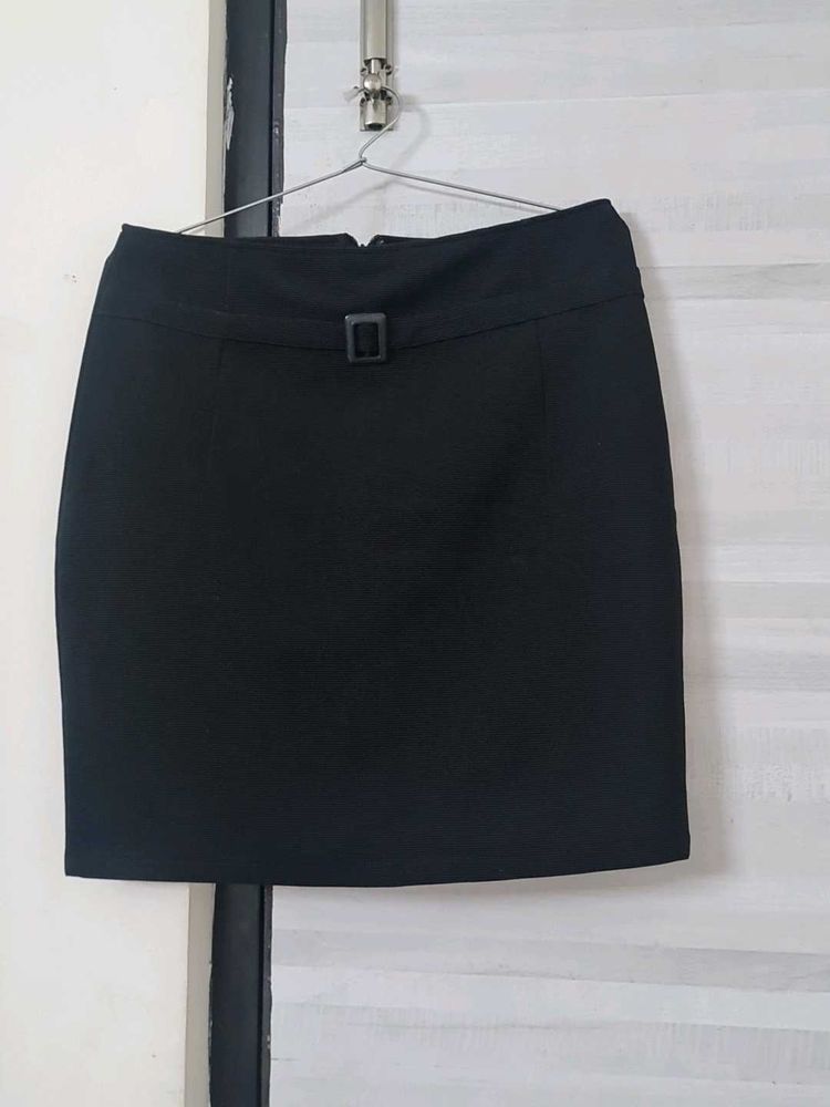 Black Straight Skirt