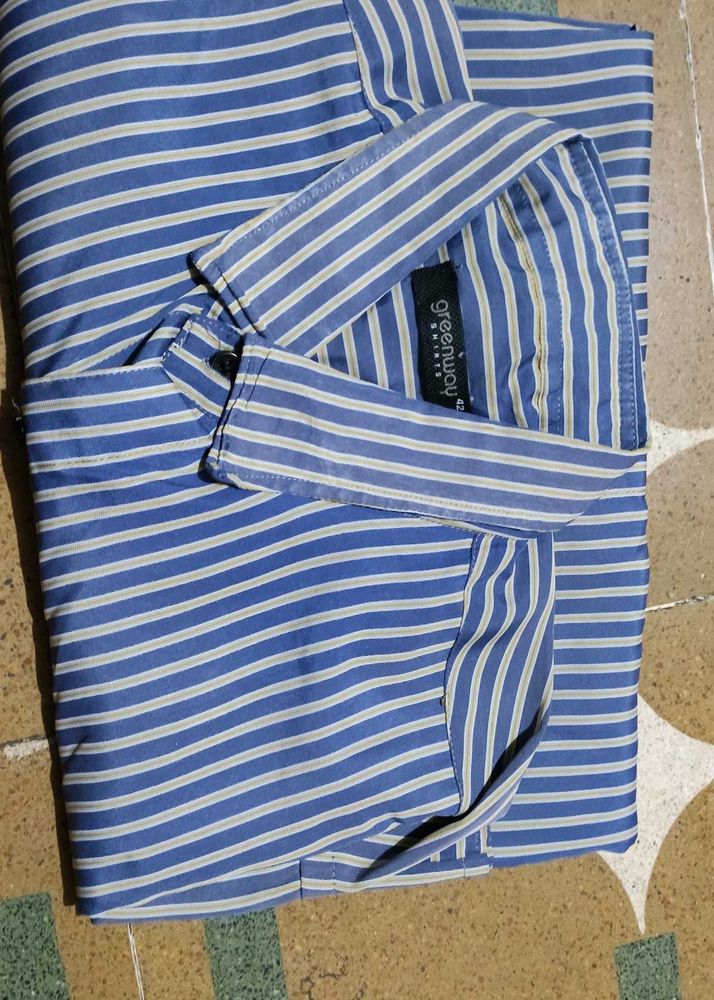 Striped Casual Shirt And T Shirts Combo Of 6