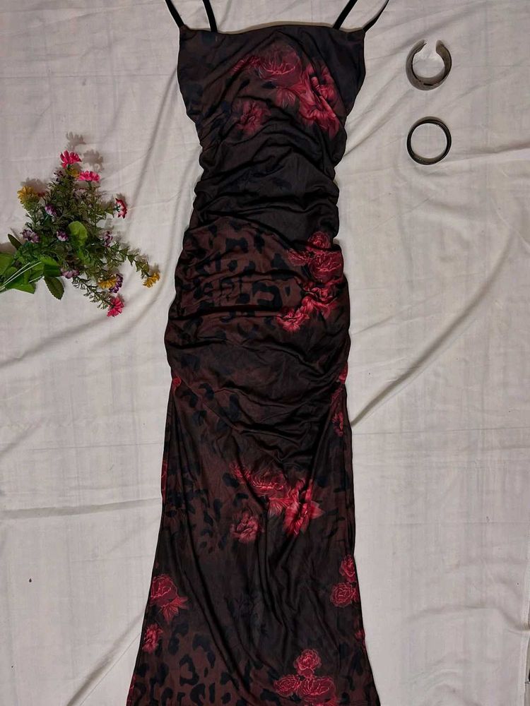 Floral  Print Maxi Dress