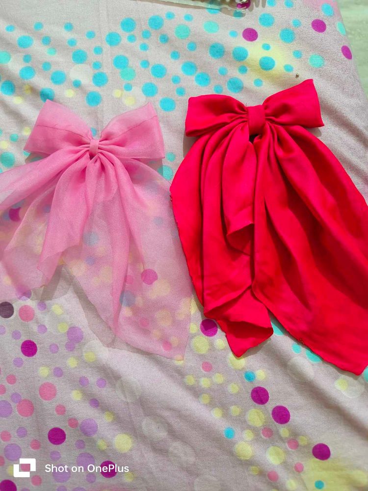 Pack Of 2 Bow Clips 🎀