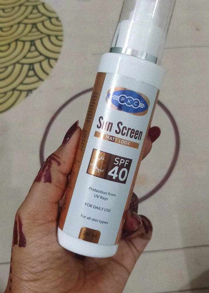New PAC Sunscreen (Matte Finish)
