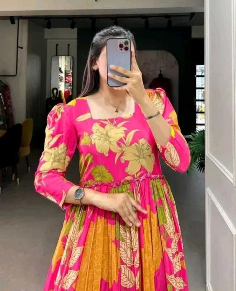 Floral Print Maxi Dress