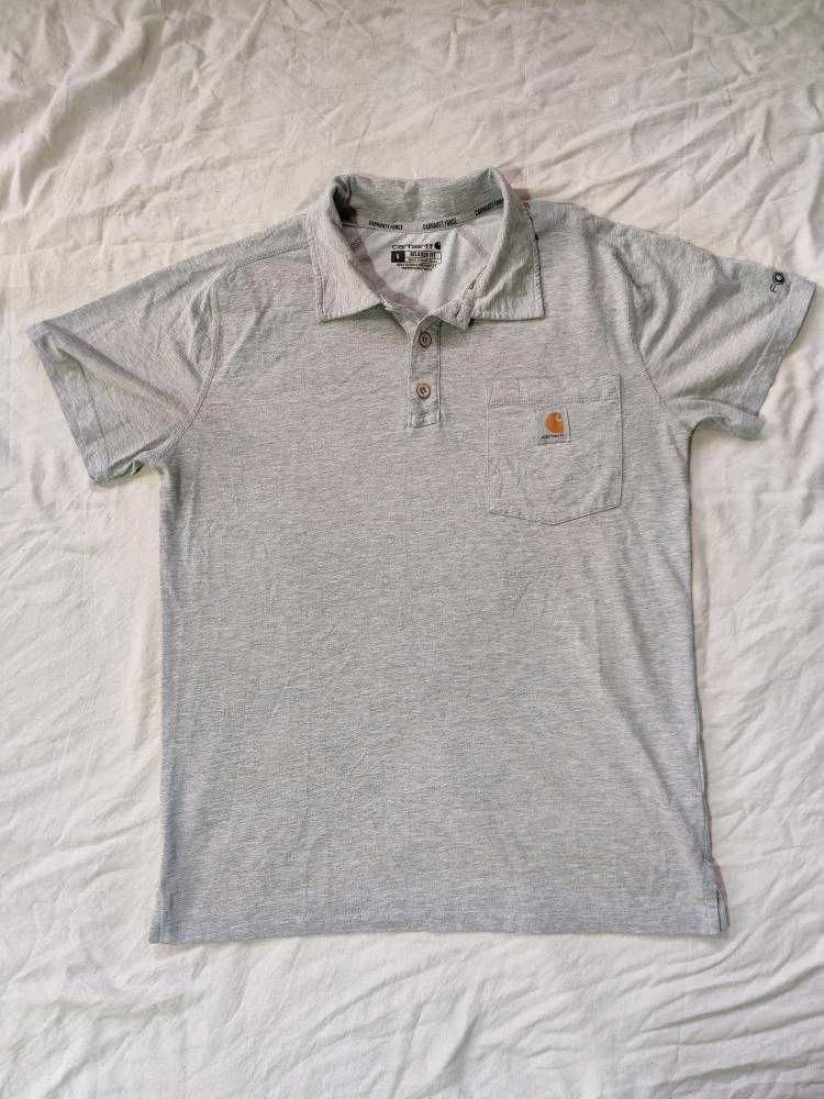 Carhartt Gray Polo Shirt - Size S