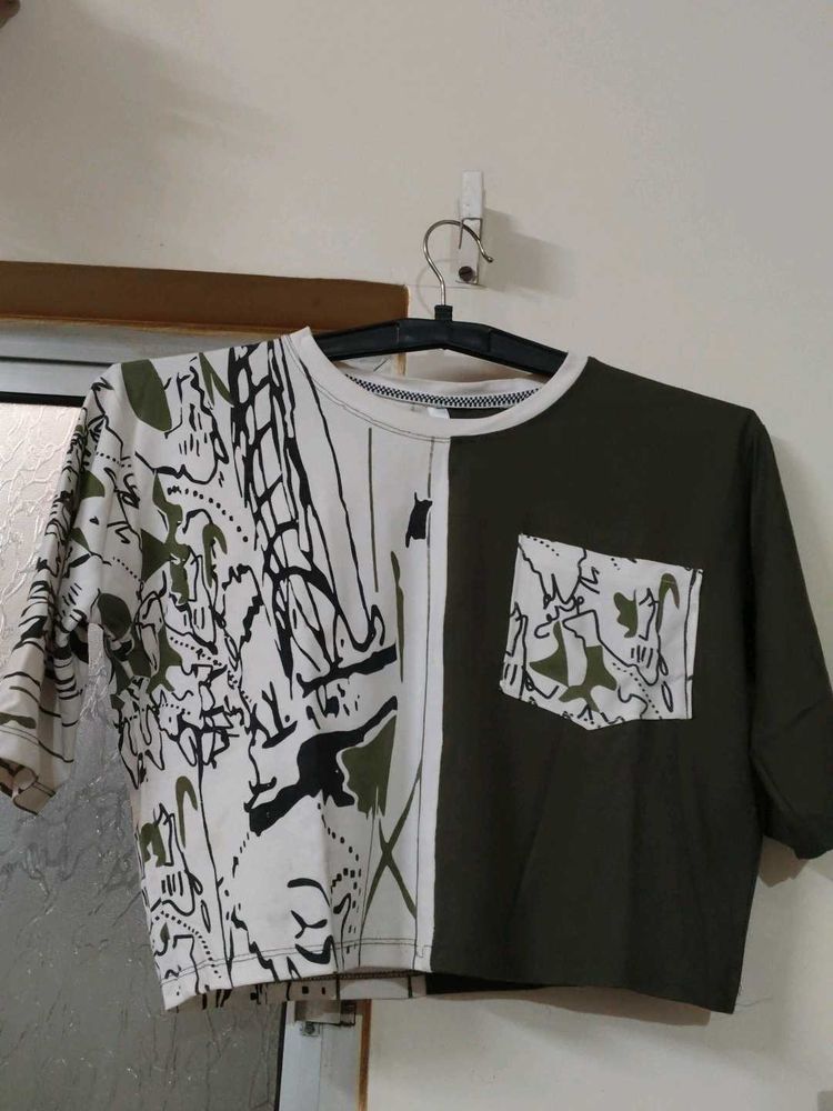 Abstract Print T-Shirt