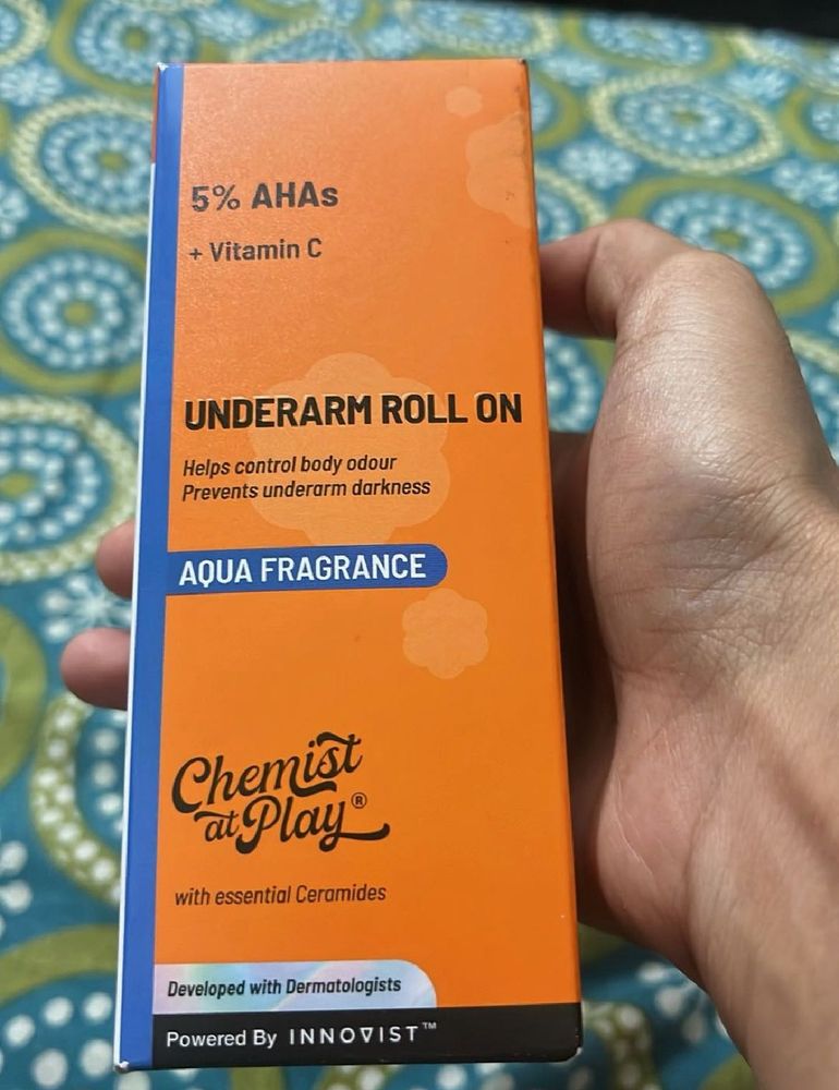 Chemist At Play Underarm Roll On Aqua 75ml.