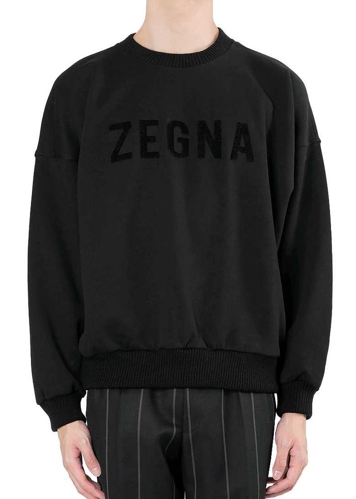 fear of God x Zegna Black Sweatshirt