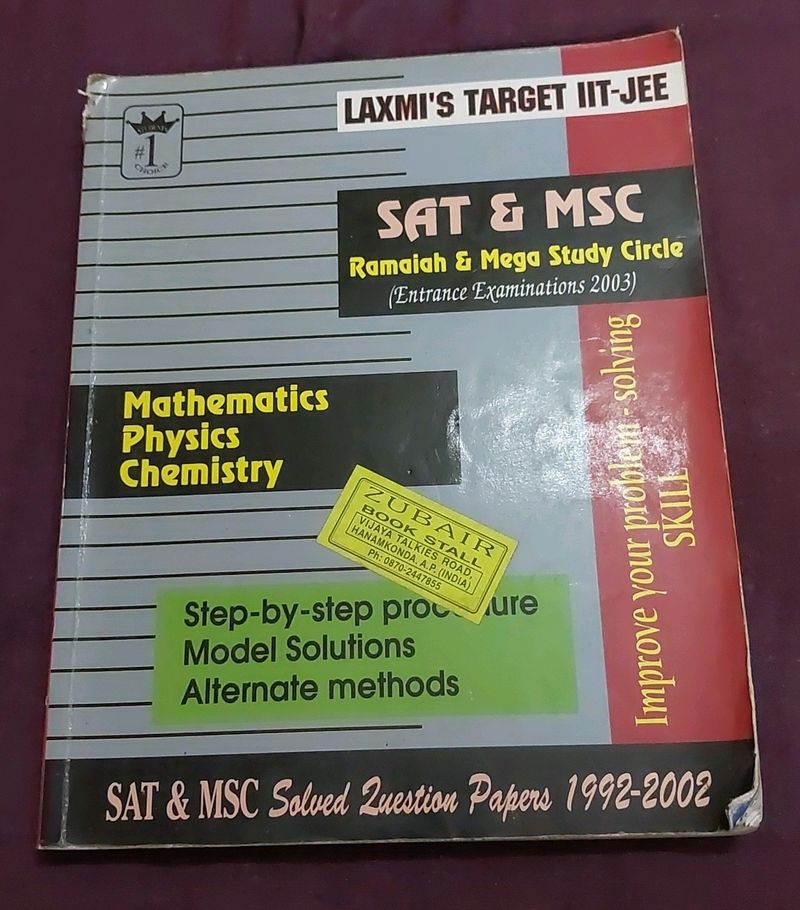 SAT &amp; MSC Solved Question Papers 1992-2002