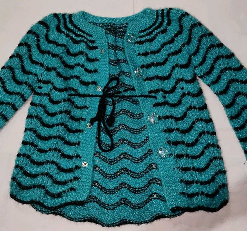 Knitted Sweater For Girls