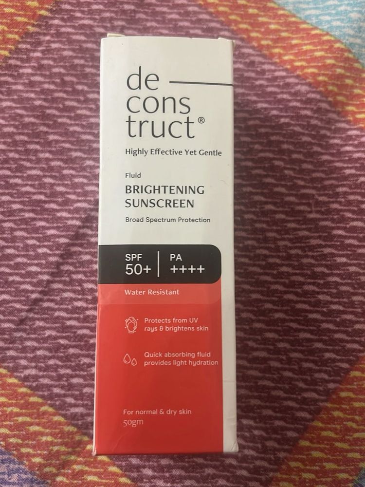 Deconstruct Brightening Sunscreen