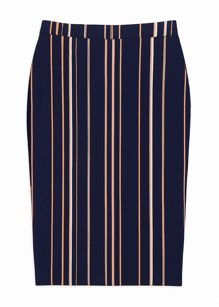Striped Pencil Skirt
