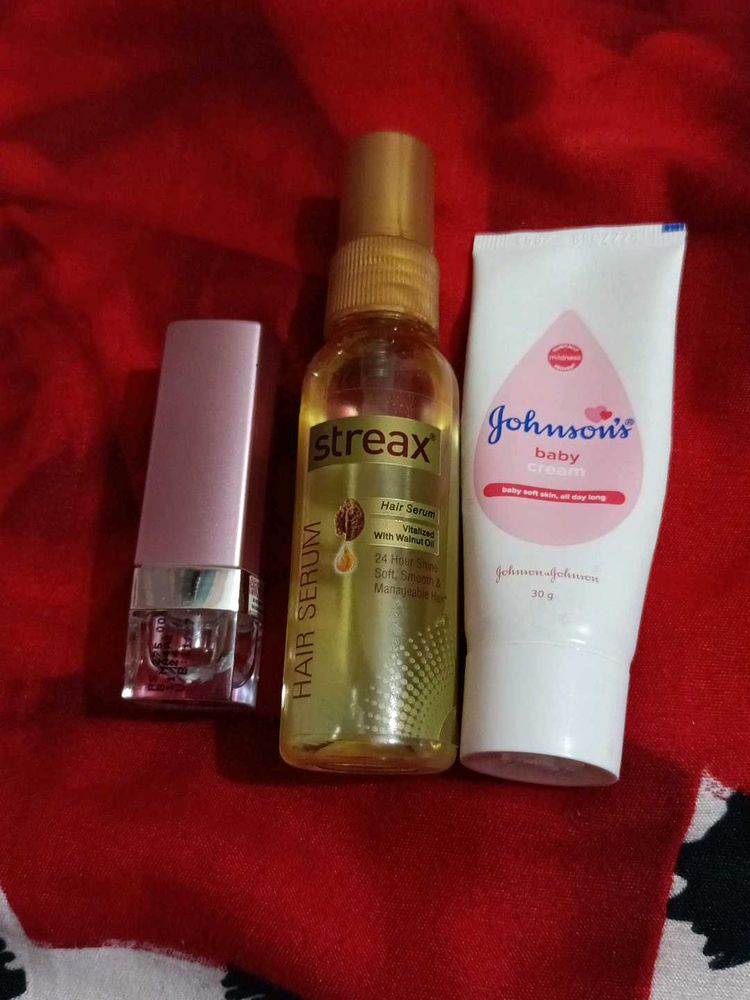Combo Of Lipstick Serum And Cream