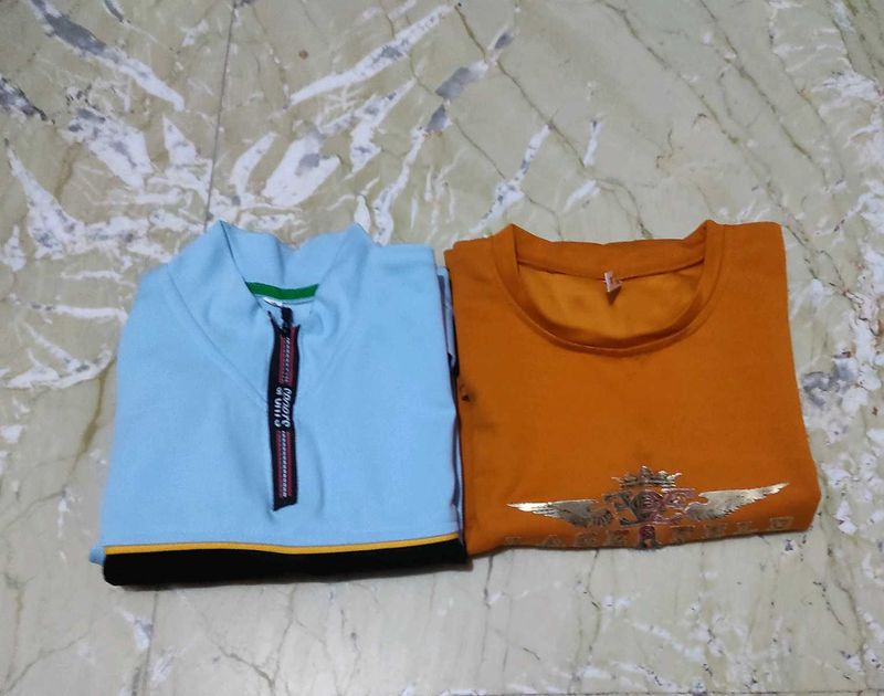 Totally New Combo Of 2 Boy T-shirts Full Sleeves