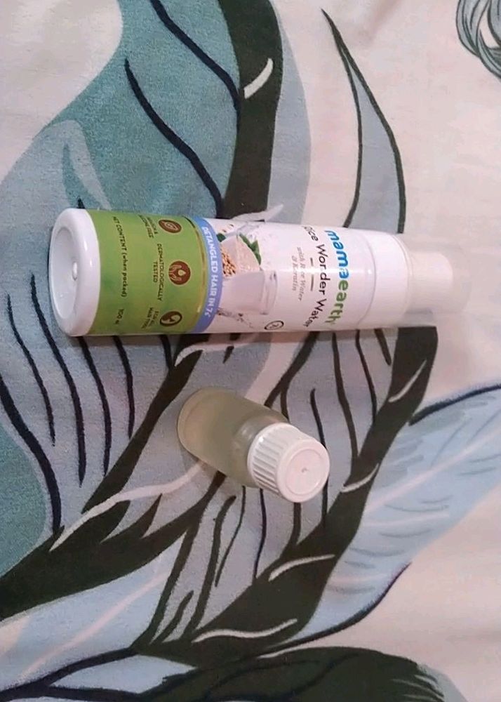 Mamaearth Rice Wonder Water Hair Serum Sample 10ml