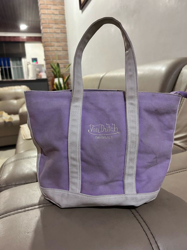 Von Dutch Authentic Canvas Tote