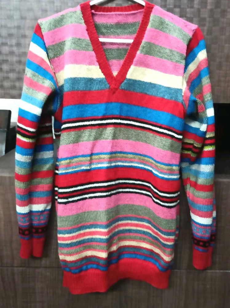 Colorful Striped Sweater