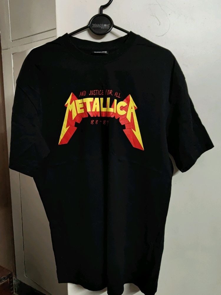Metallica Oversized Tshirt By Bonkers Corner