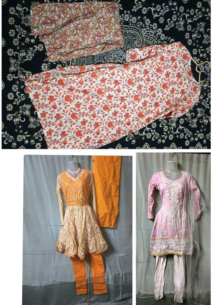 3 New Combo Kurta Set
