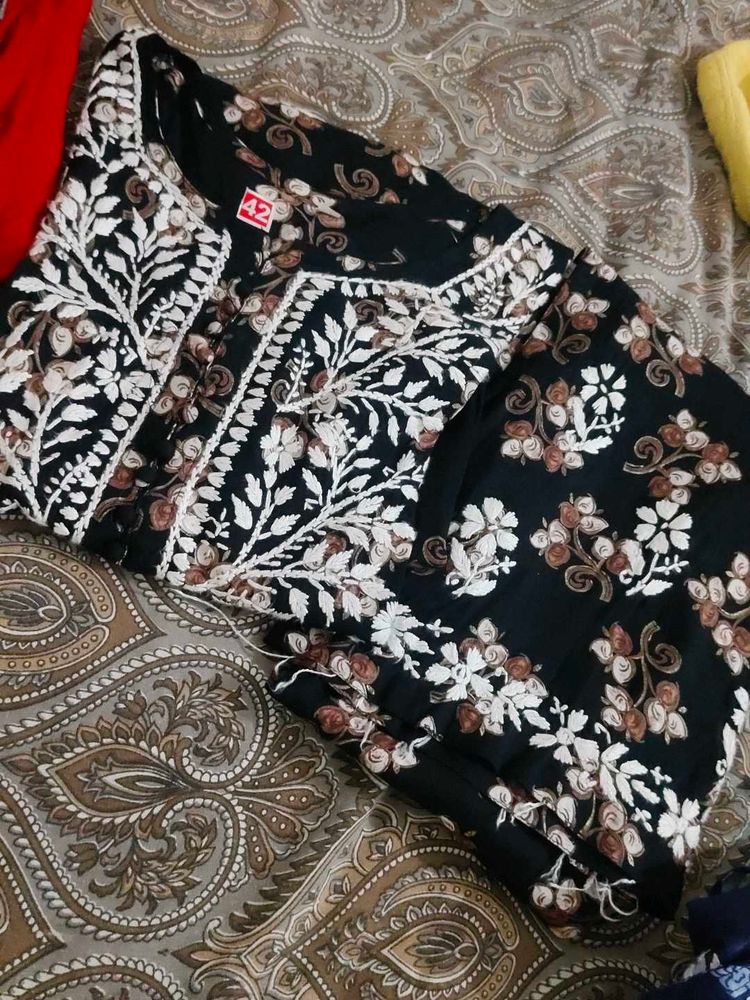 Printed Lucknowi Plazopair