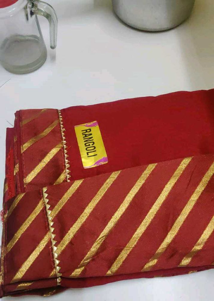 New Maroon. Saree