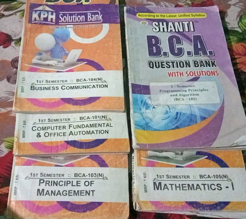 Bca 1st Semester Solution Bank