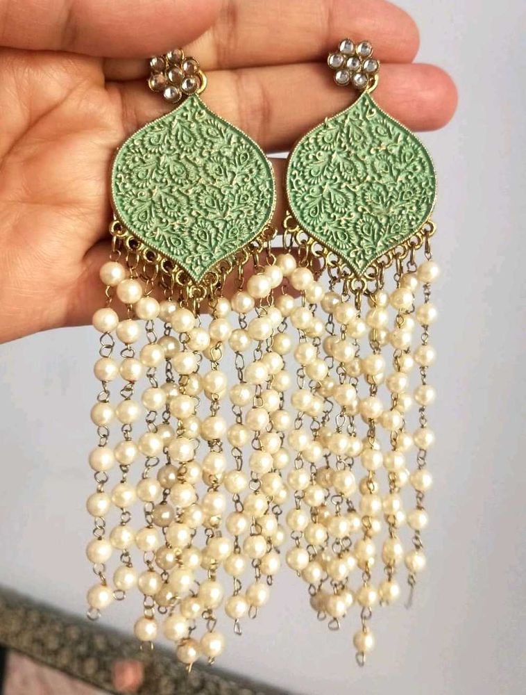 Pearl Dangle Earrings