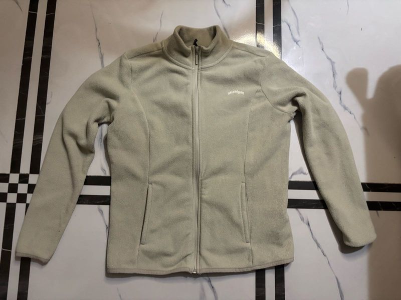 Beige Fleece Jacket