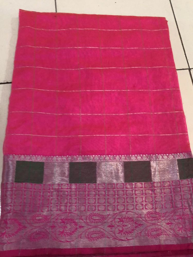 Elegant Pink Saree