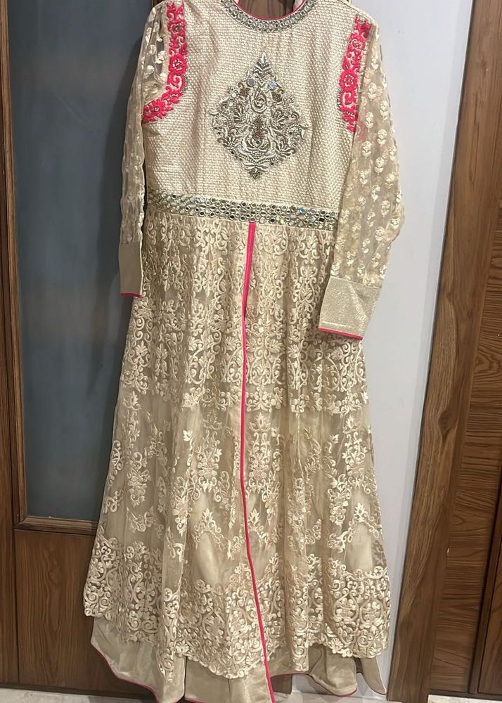 Anarkali Suit With Pant And Dupatta
