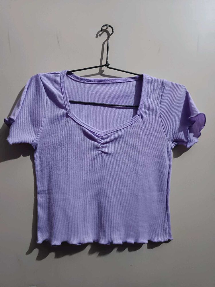 Preety Lavender Korean Top