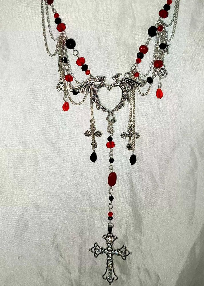 °•``DRAGON Gothic Necklace °•``