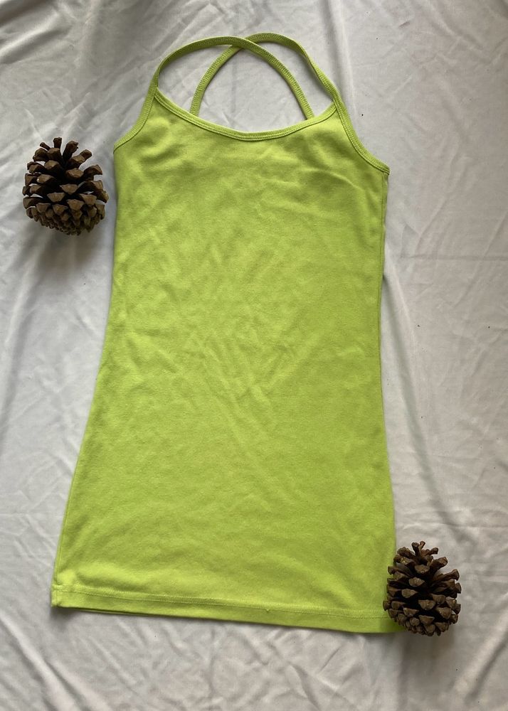 Lime Green Bodycon Dress | Length 26|
