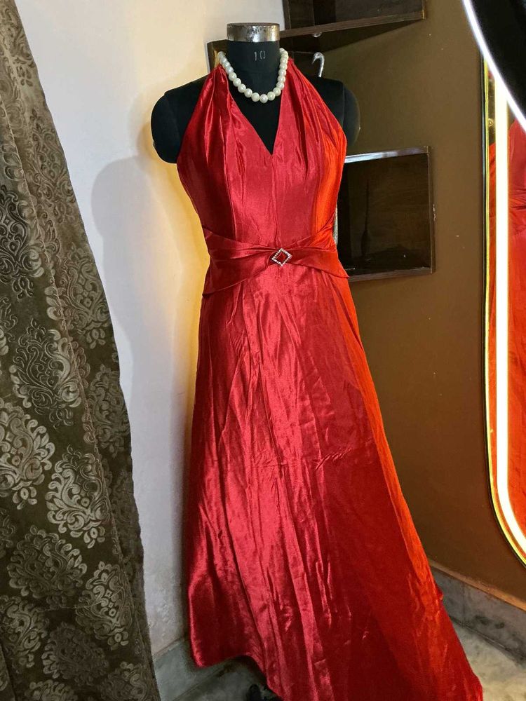 Elegant Red Gown