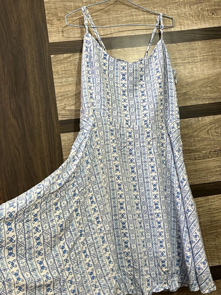 Blue Patterned Sundress