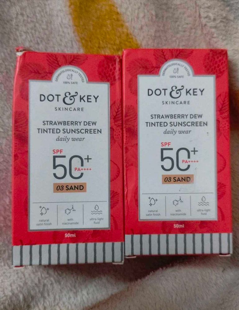 Dot Key Sunscreen Pack Of 2 Shade 03 Sand