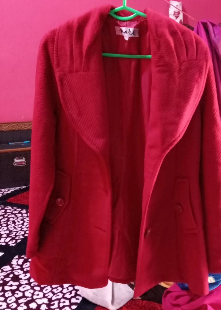 Red Colour Coat