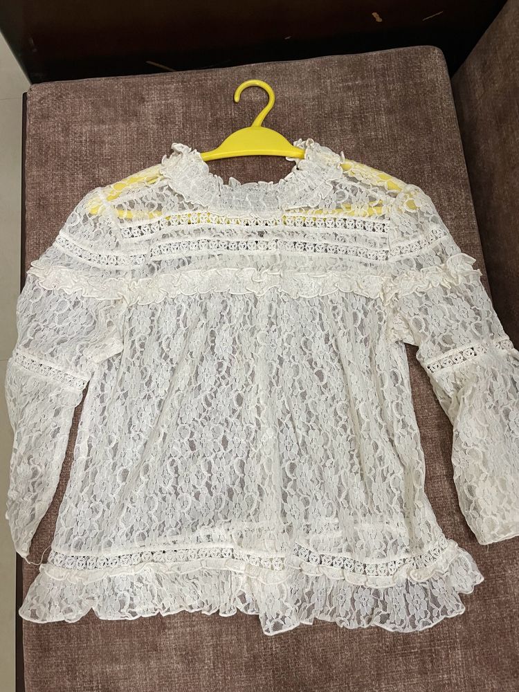 Very Pretty Off White Top