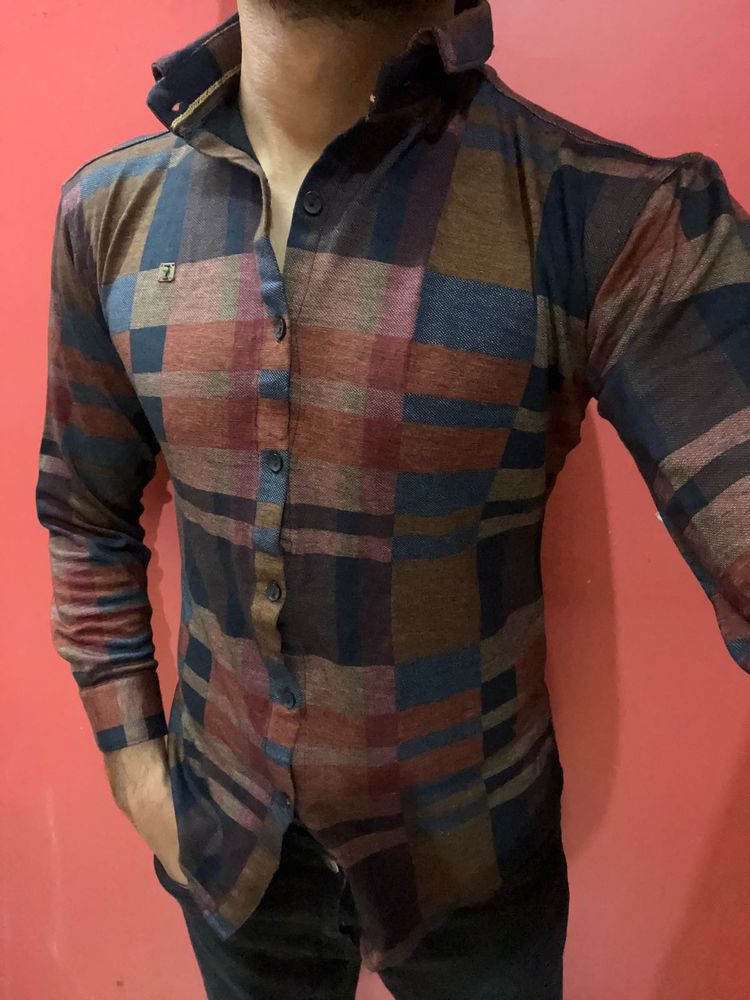 Multi Colour Checks Shirt For Men