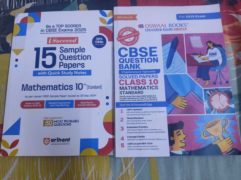 Class 10 Maths Oswaal &amp; Arihant Question Bank