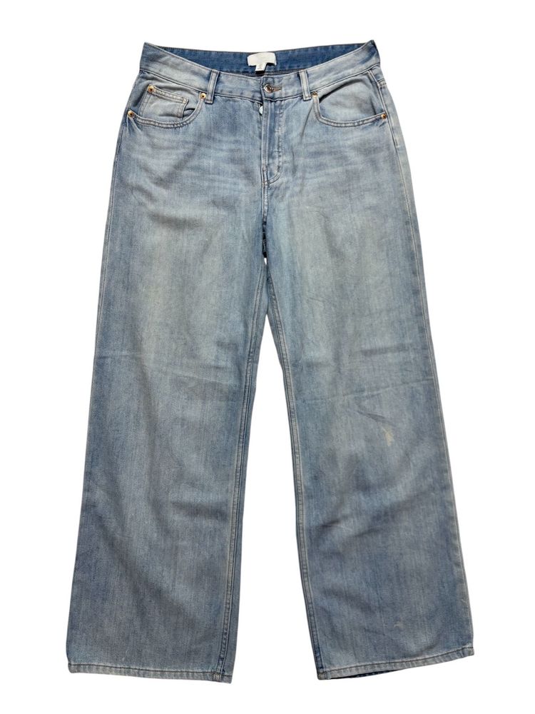 Wide Leg Denim Jeans
