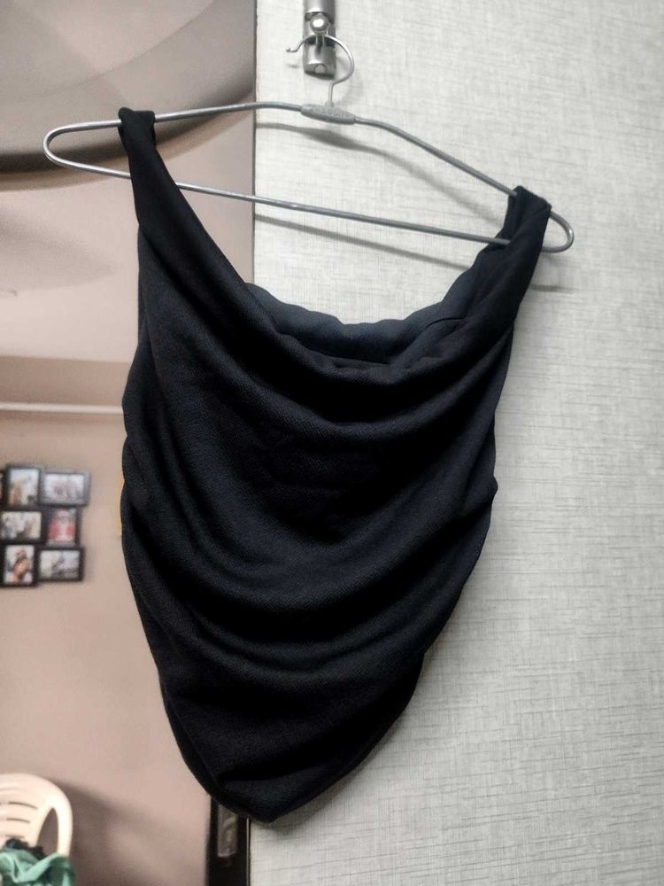Chic Black Halter Top