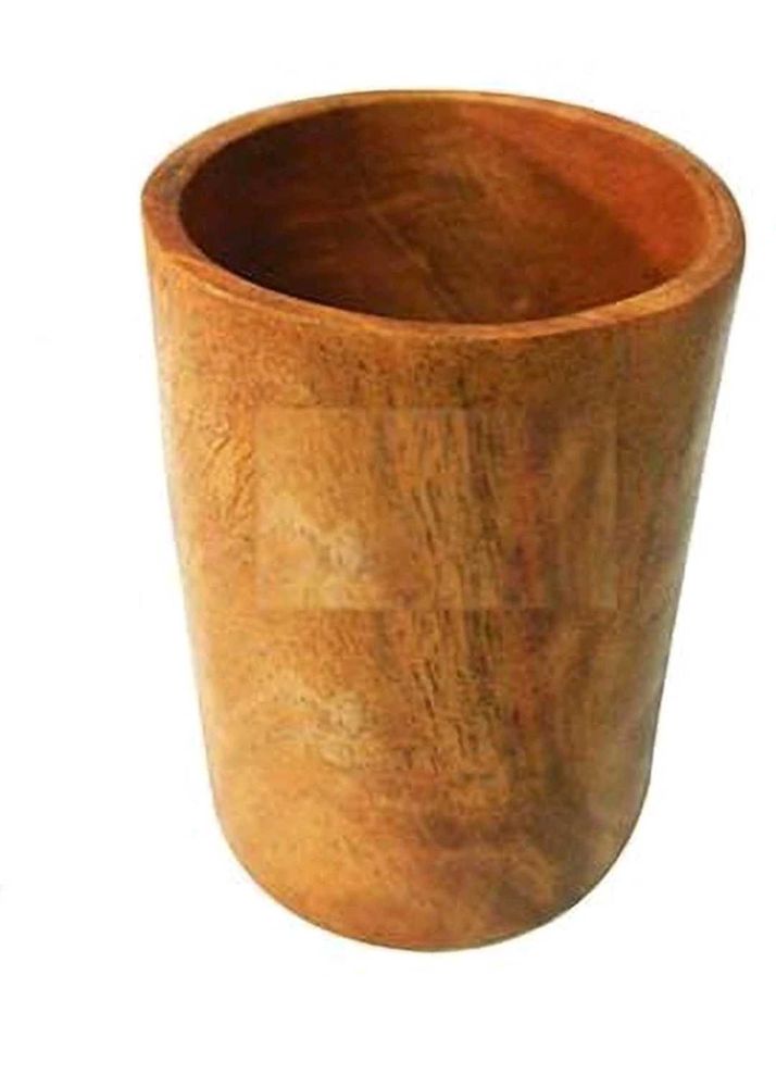 AGRI CLUB Neem Wood Glass/Tumbler Glass Water