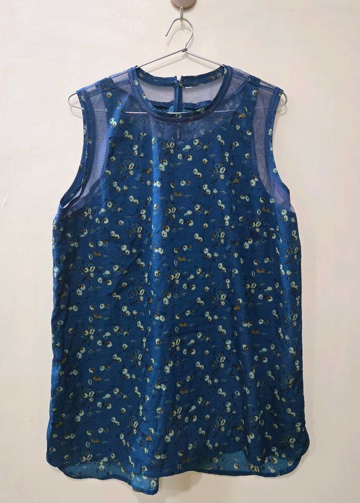 Printed Sleeveless Top
