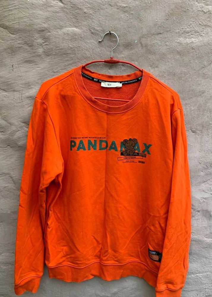 Panda orignal saxy Orange Sweatshirt
