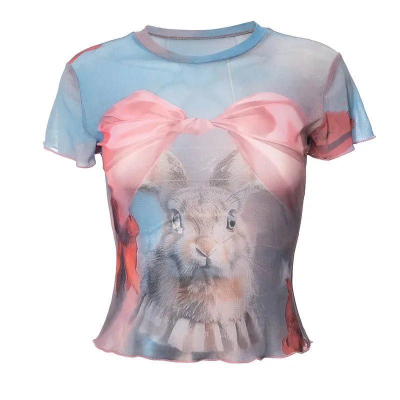 SALE‼️SAVANA Cute Bunny Graphic Tee