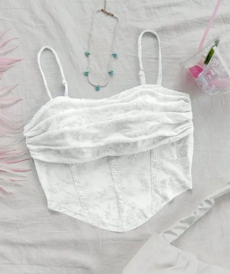 White Corset Top