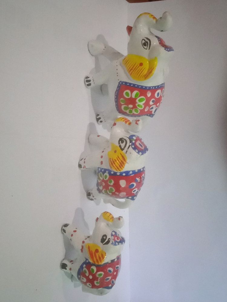 3 Pcs Elephant Home Decor
