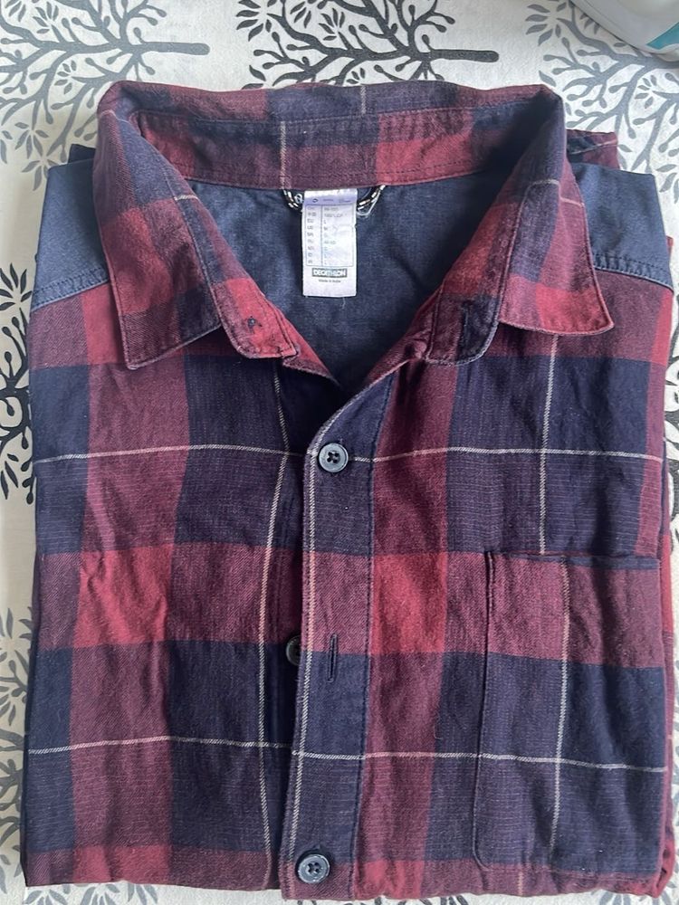 Checked Flannel Shirt