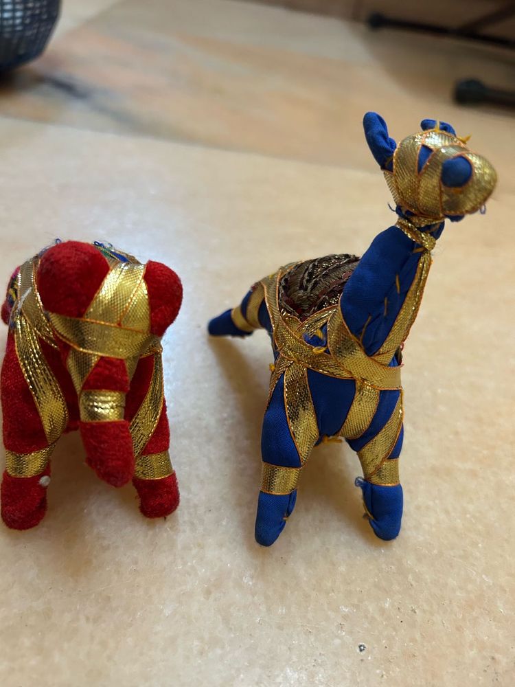 Vintage Miniature Stuffed Decorative Pieces