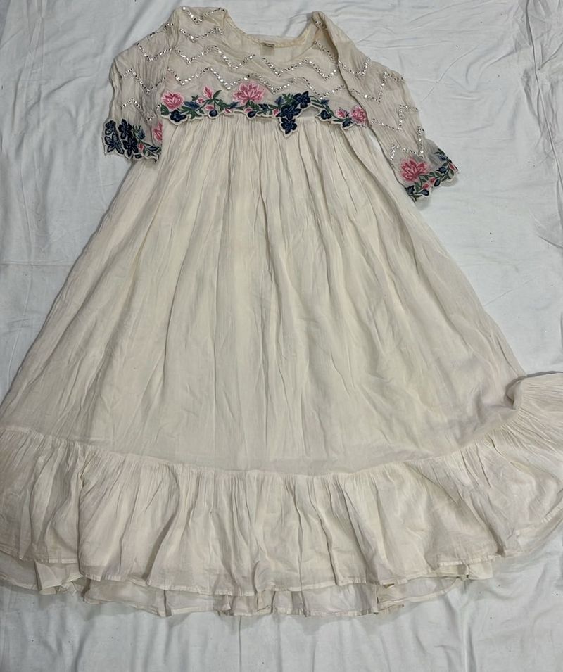 Boho Embroidered Maxi Dress